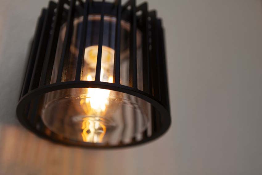 Wandlamp buiten - E27 - 25W - IP54 - zwart