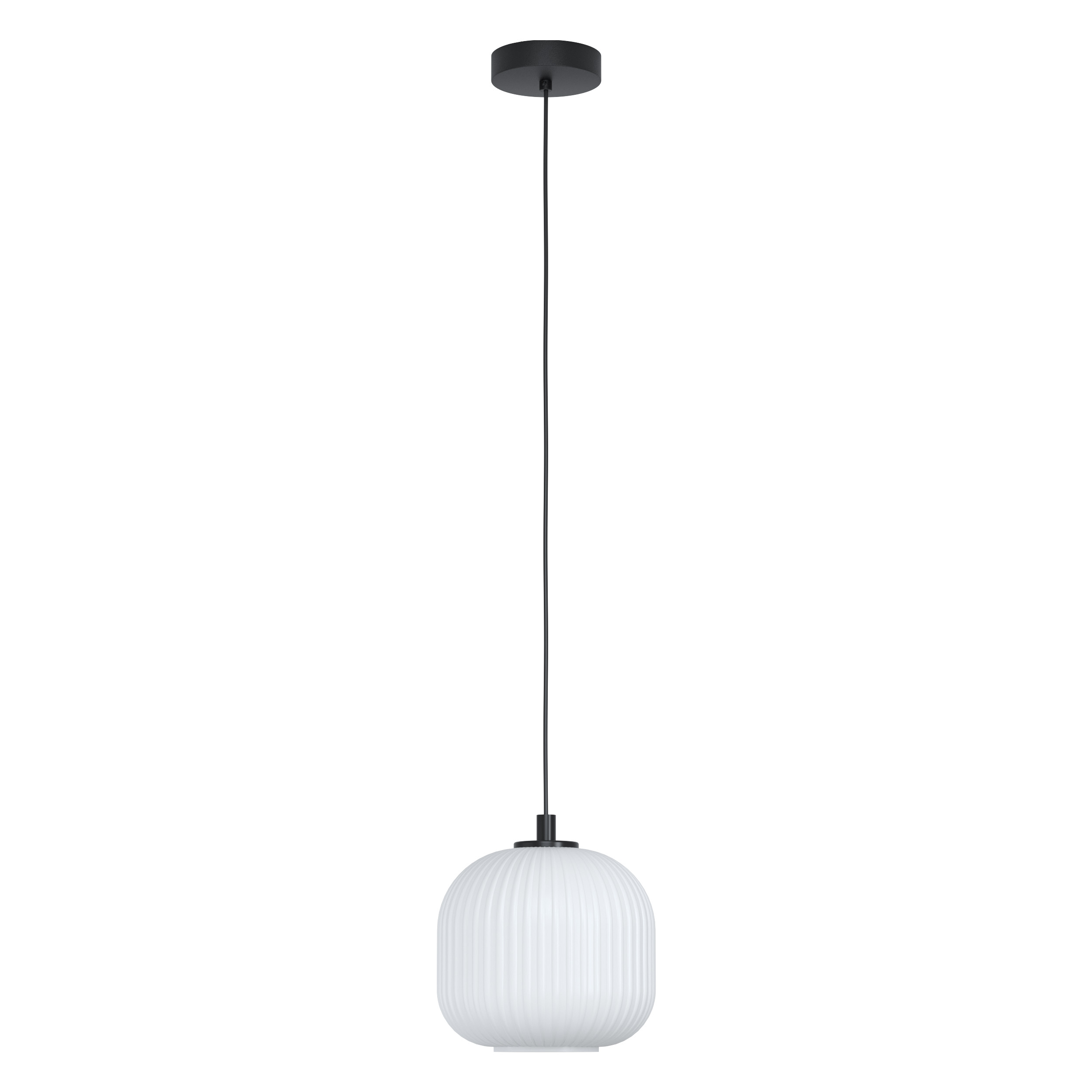 Suspension noire/blanc E27