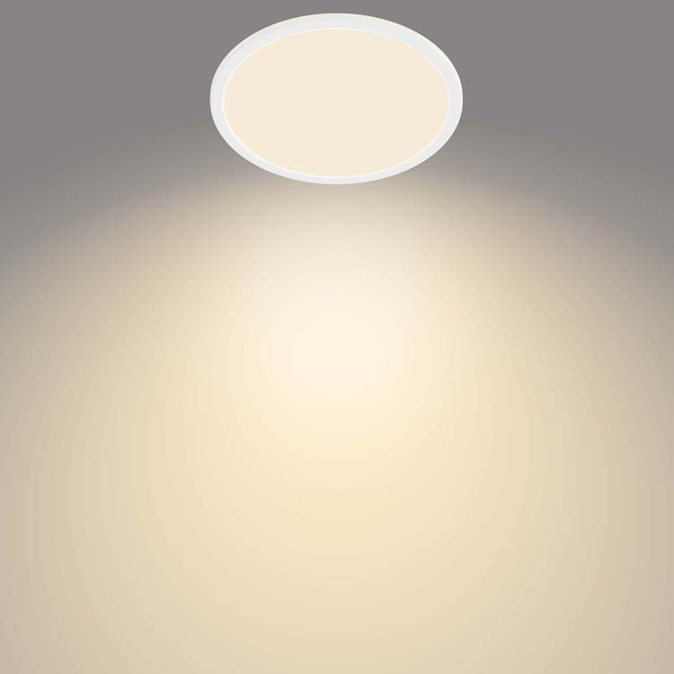 Plafonnier badkamer superslim 15W 2700K Wit IP44