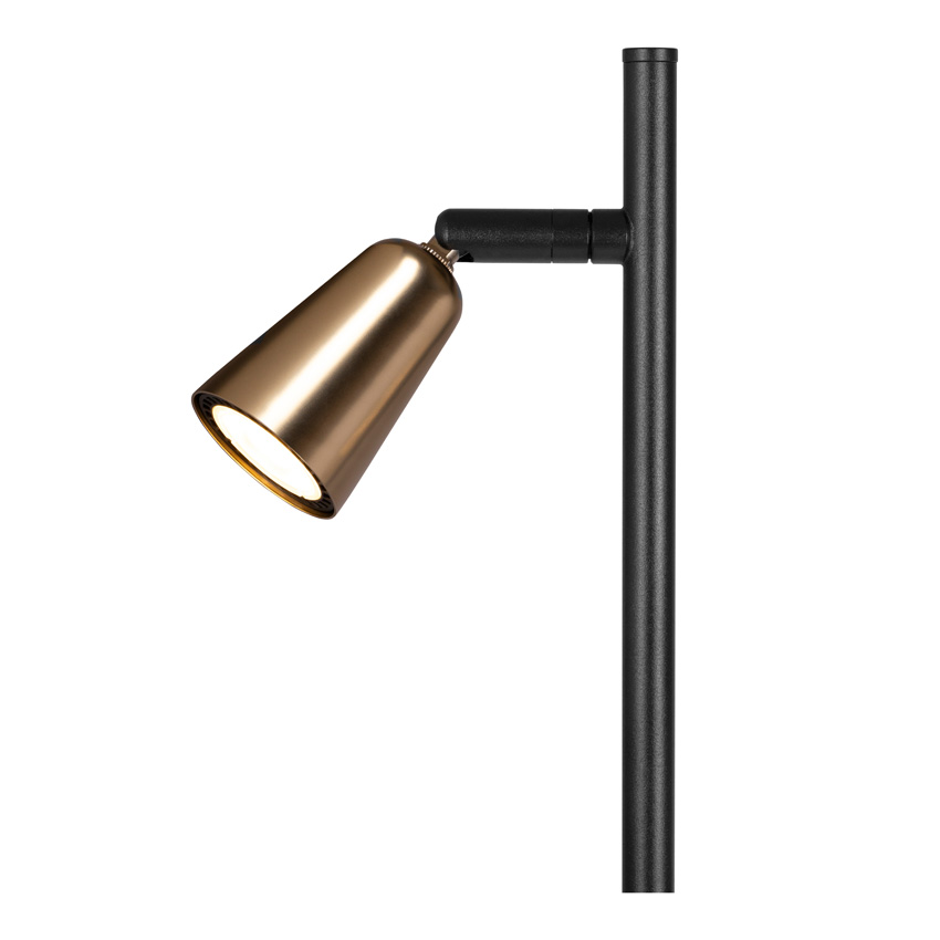 Lucide Essential Tiana - Lampadaire - 2xGU10 (MR16) - Couleur champagne