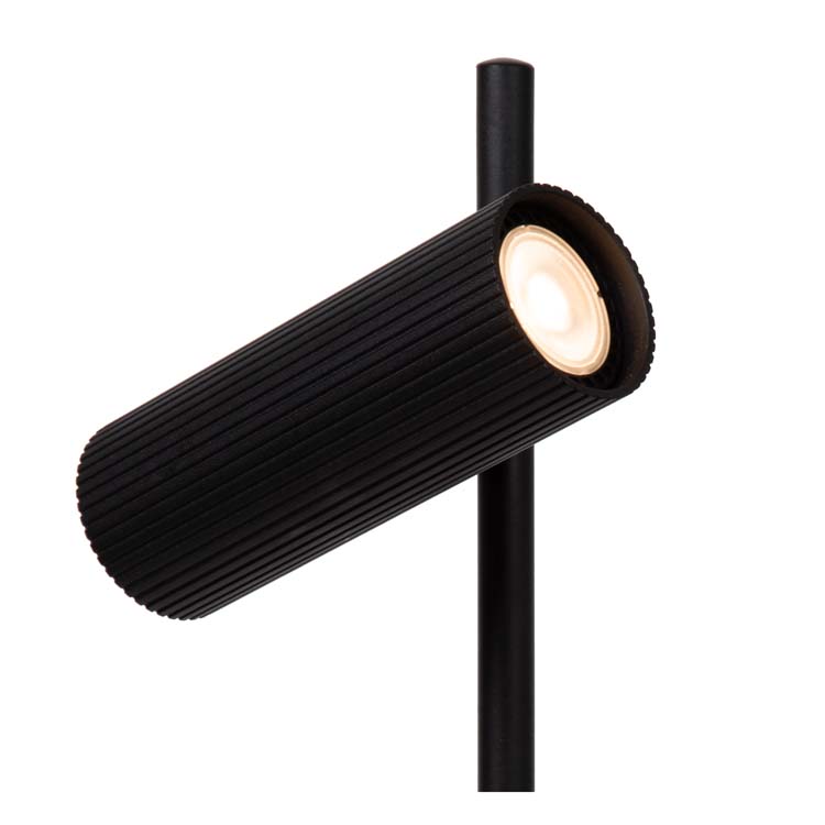 Lampe de table - noir - H42cm - GU10 - 40W