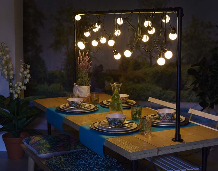 Party lights Adria 20 lampen snoer 12,5m