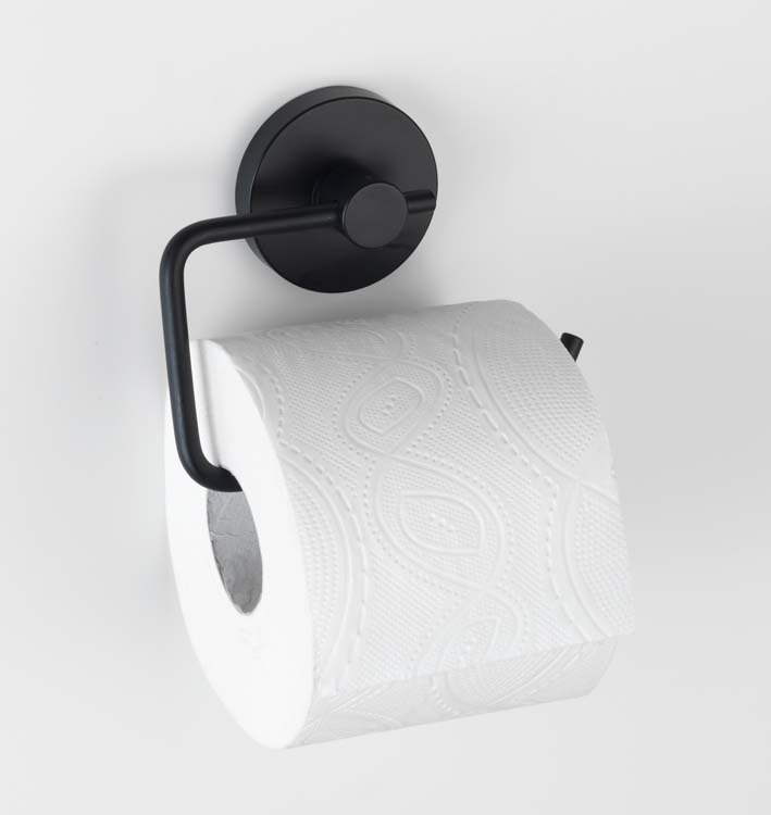 Porte-rouleau Wenko Milazzo Vacuum-Loc noir