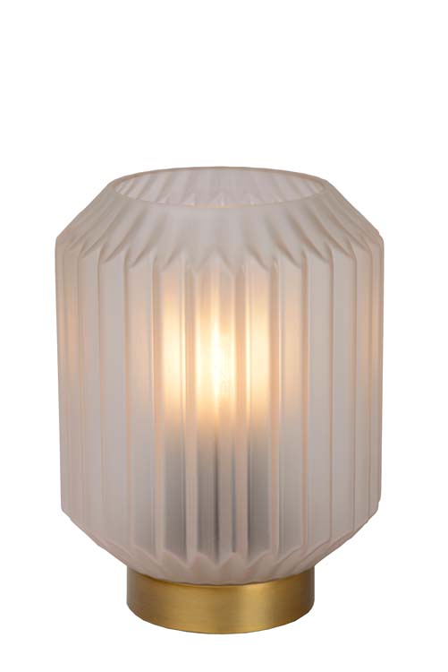 Lampe de table - blanc - Ø13cm - E14 - 40W