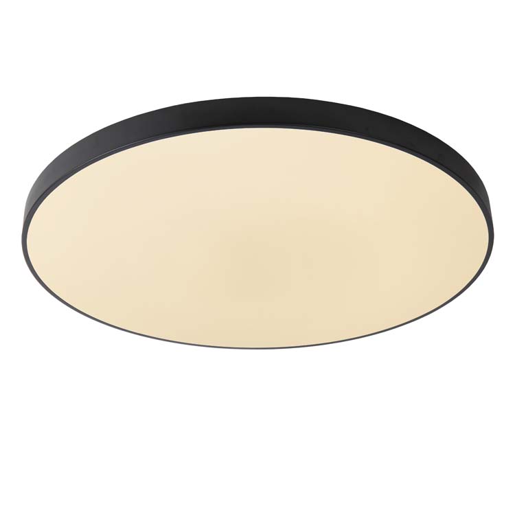 Plafonnière - Ø 80 cm - LED Dimb. - 1x80W 2700K - 3 StepDim - Zwart