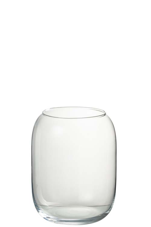 Lampe à vent Zilly verre transparent 17 x 17,5 x 22 cm 