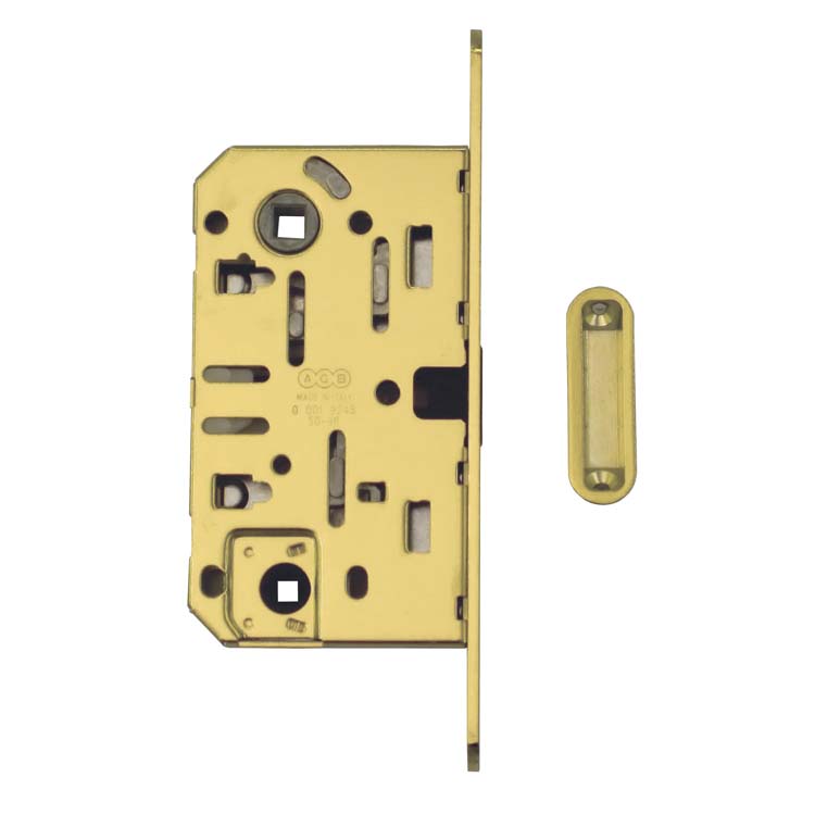 Magneetslot AGB 18mm voorplaat koper WC 96mm