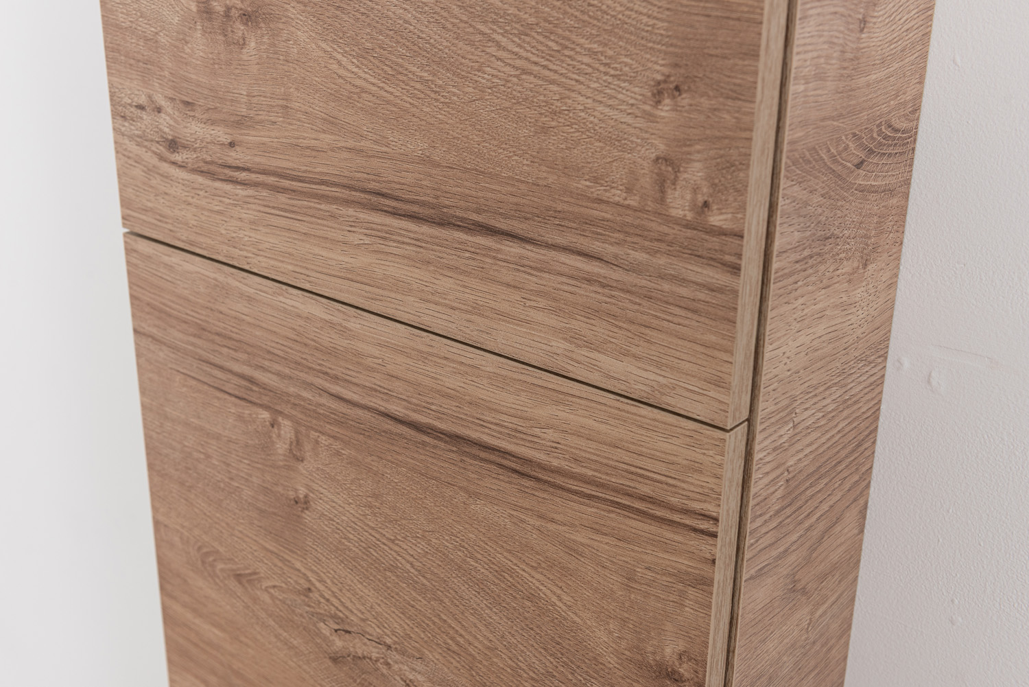 Kolomkast Raf houtlook honingeik hangend 170x41,6x14,6cm