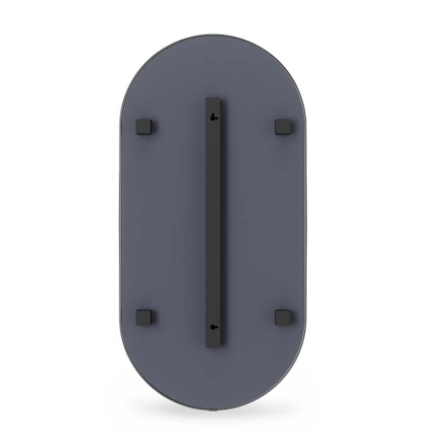 Spiegel Umbra Hubba ovaal titanium 91x45cm