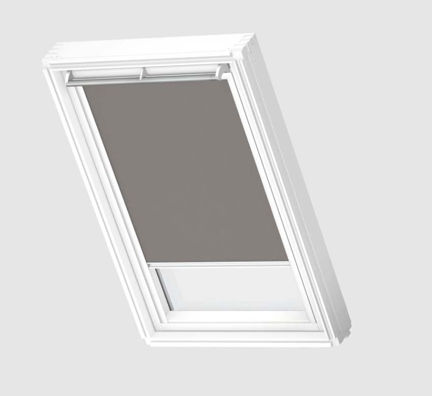 Store enrouleur Velux occultant à commande manuelle gris UK04 0705SWL
