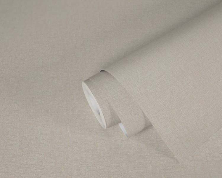 Vinyl op vliesbehang linnen lichtbeige 0,53x10m