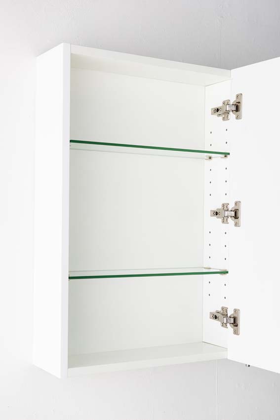 Spiegelkast Tibo/Tony wit 140x70cm