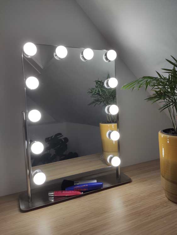 Make-up spiegel Design LED 50 cm dikte 10 cm