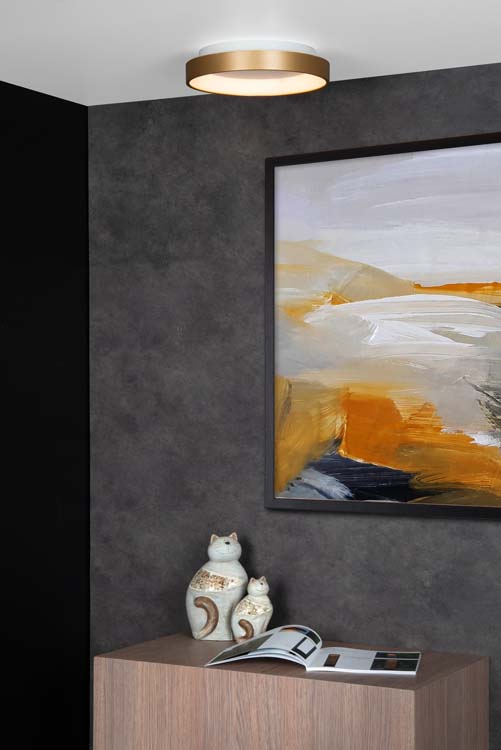 Plafonnier - or - dimmable - Ø28cm - LED - 21W - 2700K