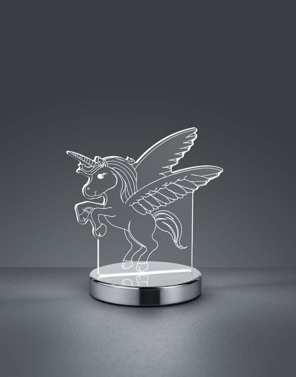 Lampe de table licorne 600 lumes h 17.5 cm