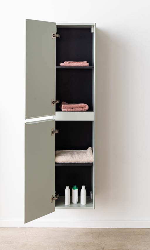 Armoire colonne Austin menthe suspendue 170x40x35cm