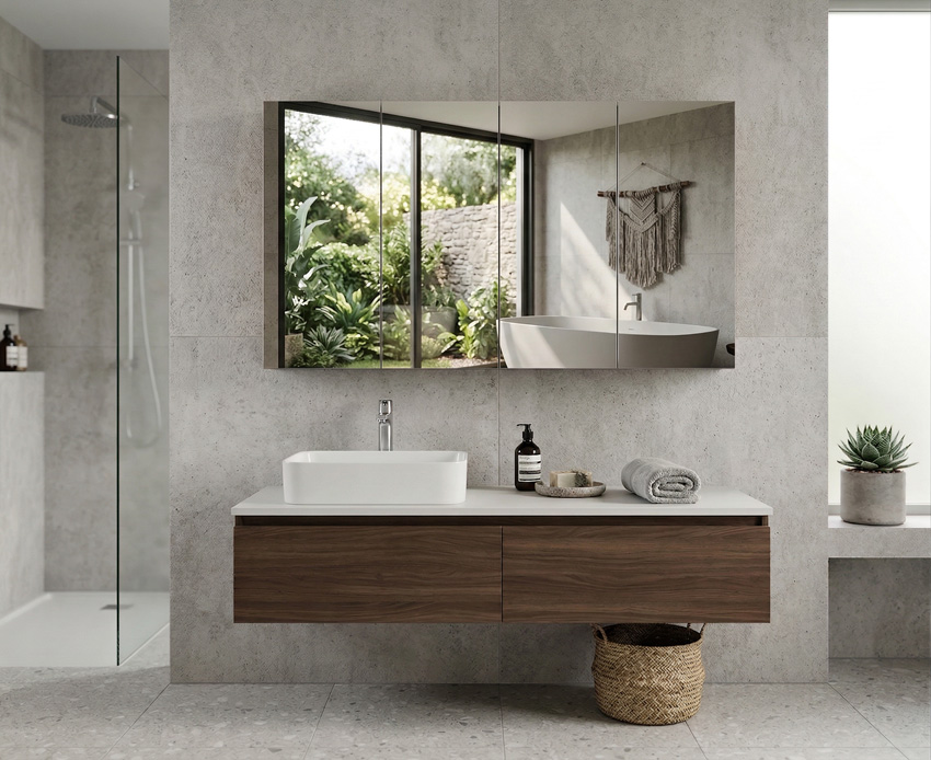 Armoire de toilette Brava rectangulaire blanc 120x70cm