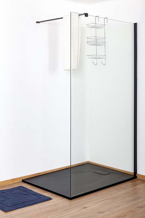Receveur de douche Moby ardoise noir 180x90cm Receveur de douche Moby ardoise noir 180x90cm