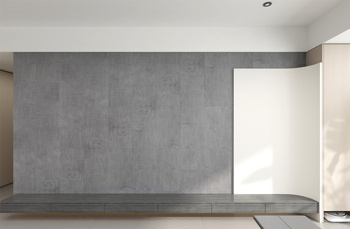 Panneau mural Denver SPC gris 37x65x0,4cm