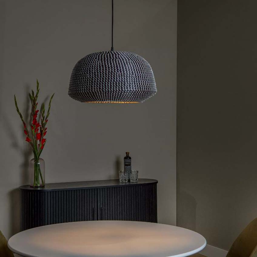 Lucide Premium Maduka - Hanglamp - Ø47cm - Dimbaar - E27 - 1x40W - Zwart Lucide Premium Maduka - Hanglamp - Ø47cm - Dimbaar - E27 - 1x40W - Zwart