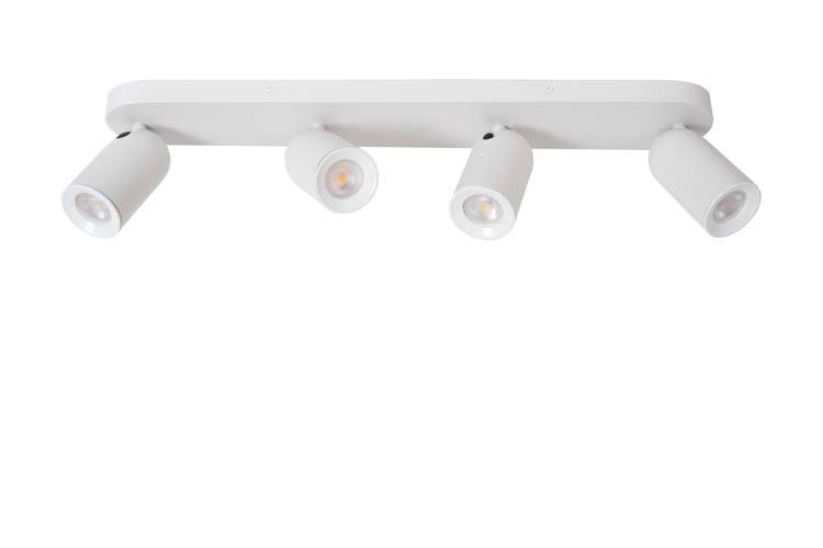 Lucide PUNCH - Plafondspot - 4xGU10 - Wit