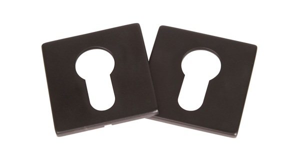 rosas cilinder square black set = 2stuks