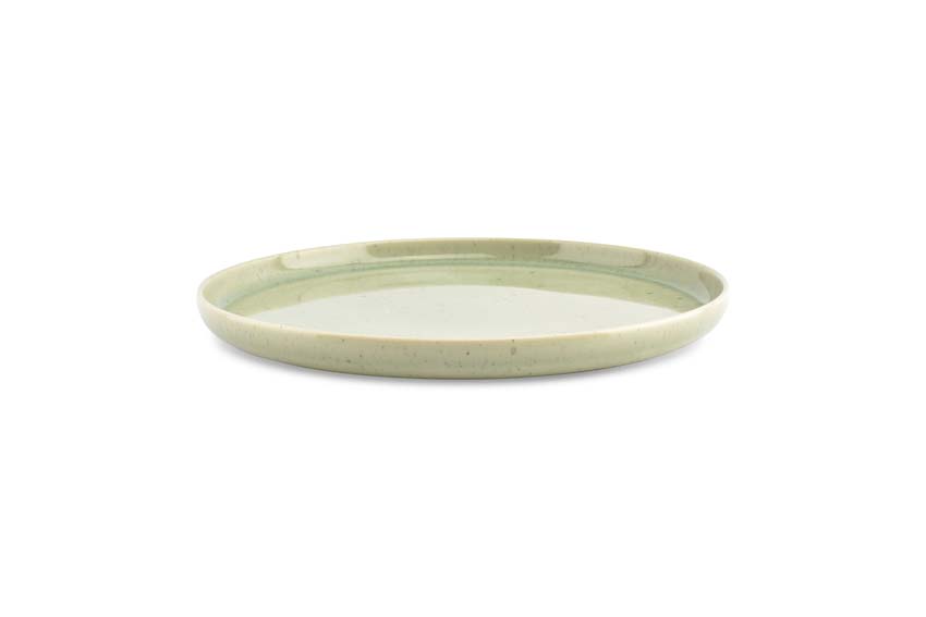 Assiette plate Blush sauge vert 27,5 x 2,5 cm