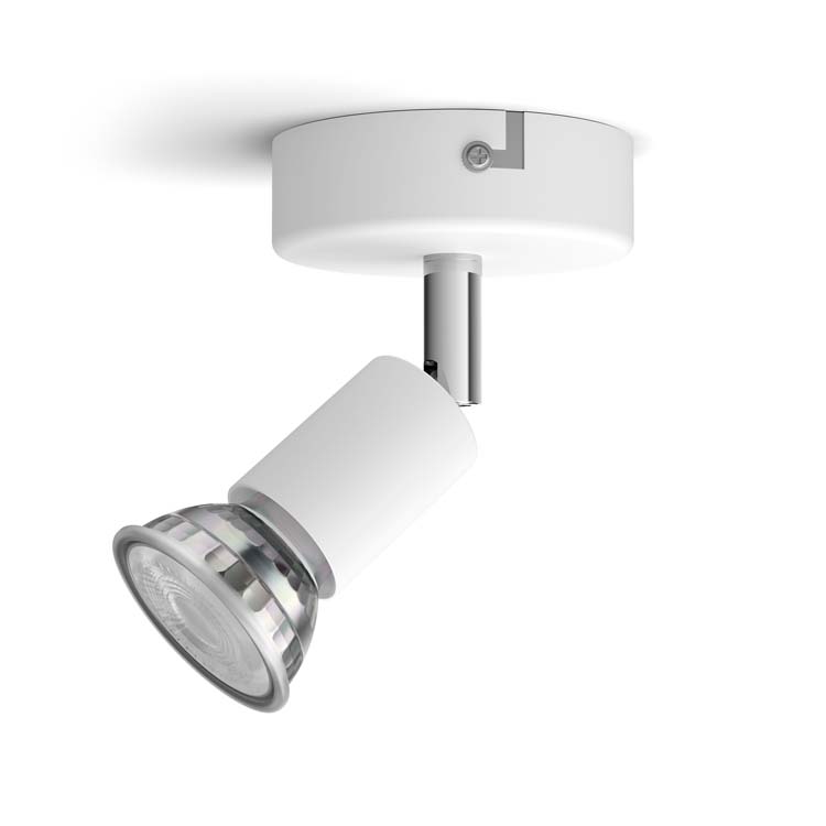 Spot en applique Single spot Blanc 50W