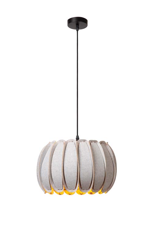 Lucide SPENCER - Suspension - Ø 30 cm - 1xE27 - Gris