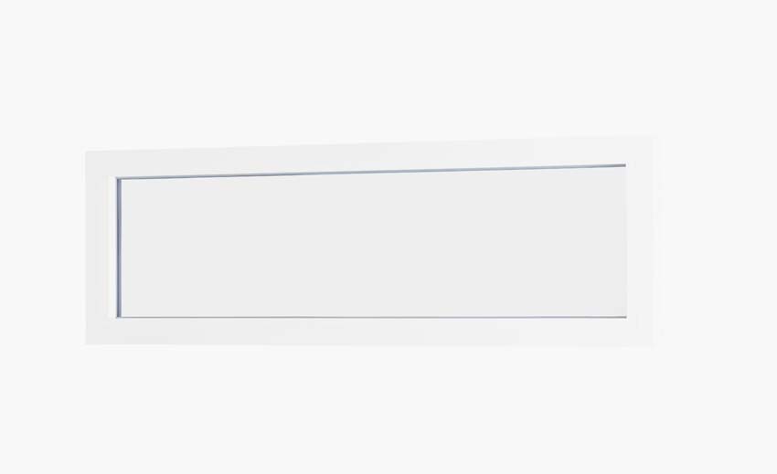 Châssis fixe pvc Deceuninck Elegant Infinity blanc/bl B1000xH500 mm