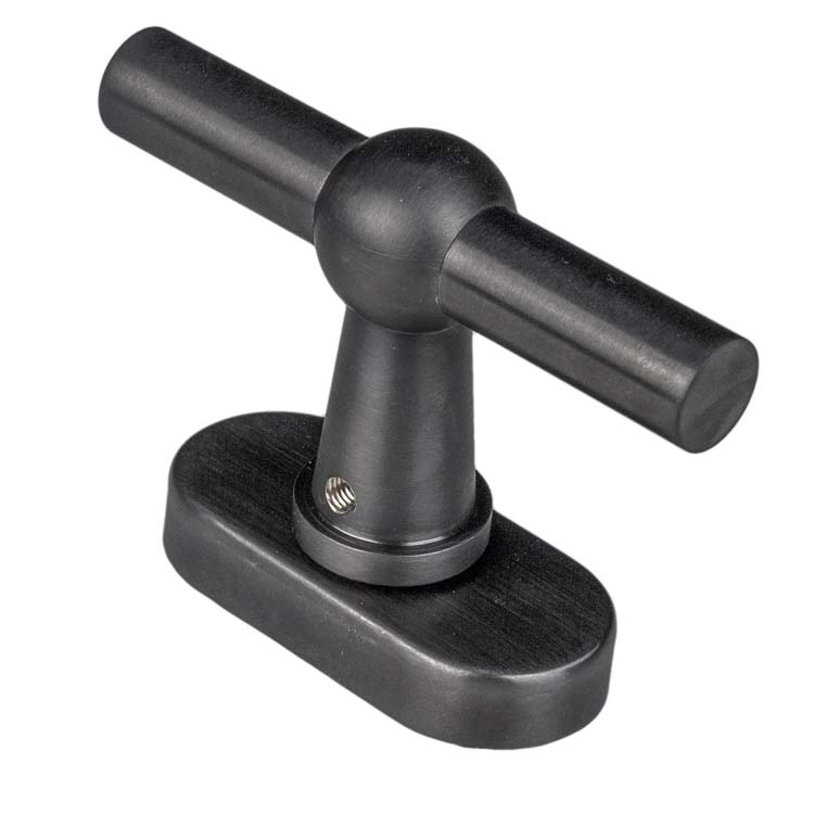 Raamkruk pro pienza nieuw model T draaikruk carbon zwart