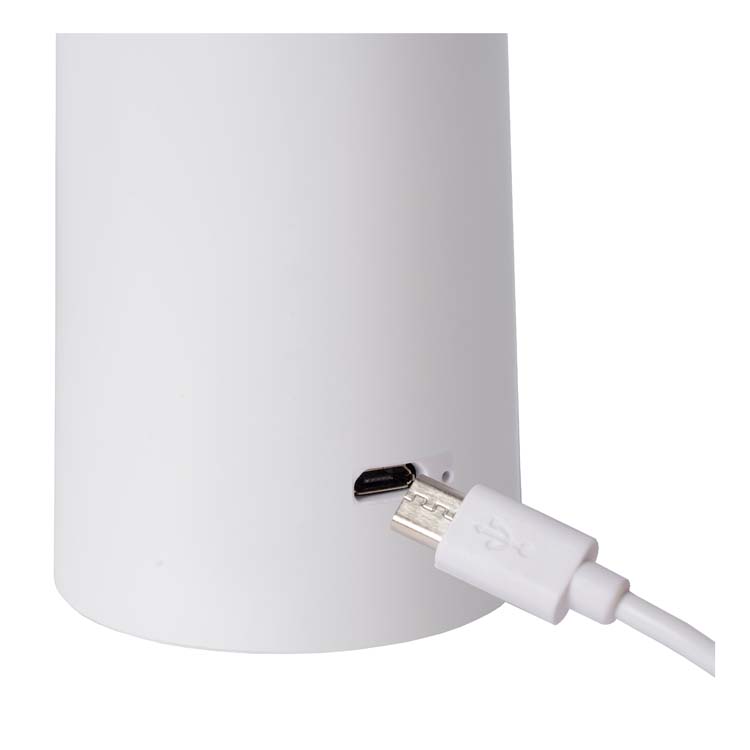 Tafellamp Buiten - Ø 13,7 cm - LED Dimb. - 1x4W 6500K - IP44 - Wit