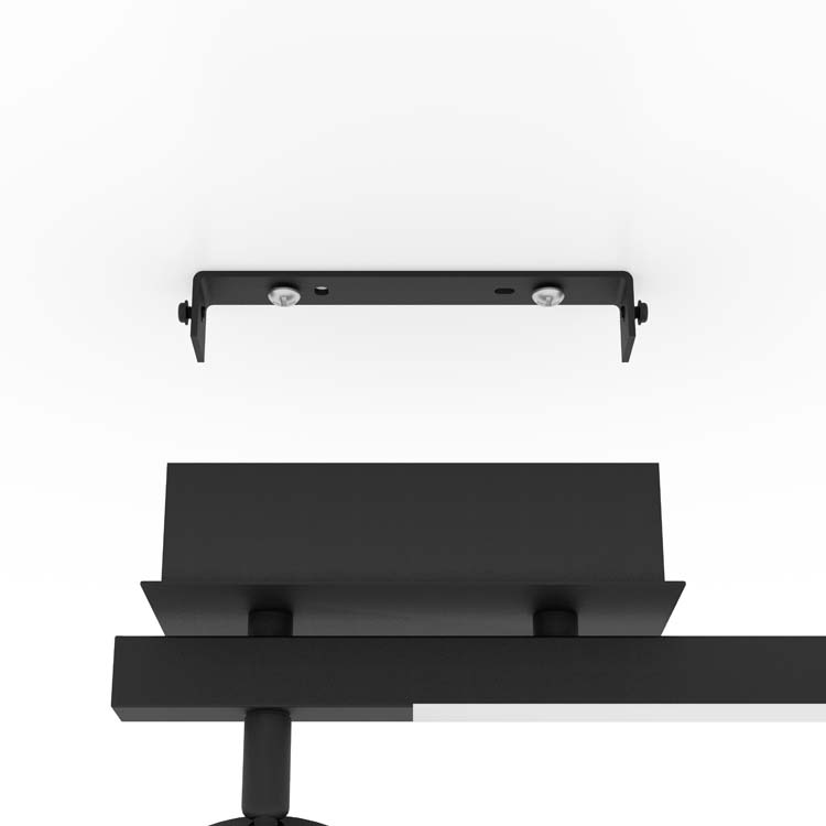 Spot plafond Cardi 1 spot noir 3.2W 400LM