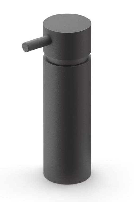 Distributeur de savon Zack Manola en acier inoxydable noir 175ml