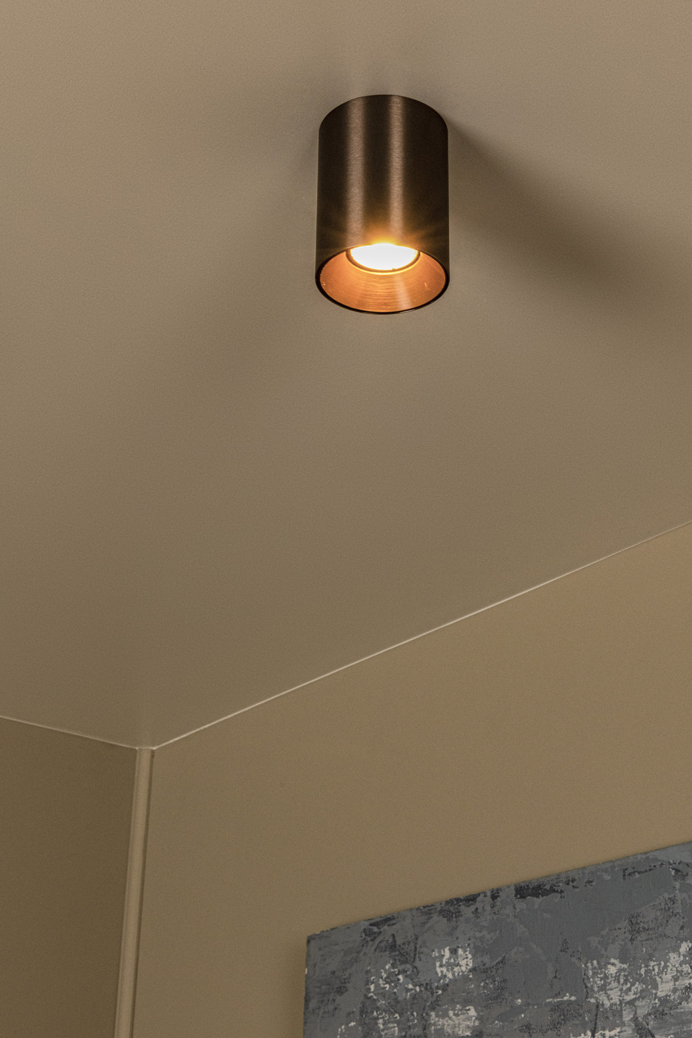 Spot plafond - Ø8cm - 1XGU10 (MR16) - Café