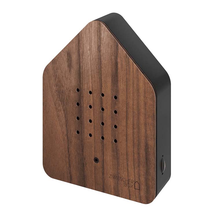 Zwitscherbox wood walnut black