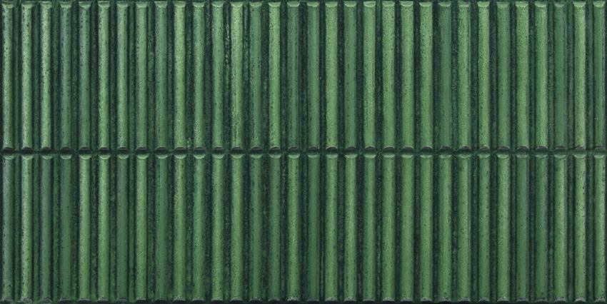 Carrelage mural Homesticks vert brillant 30x60cm