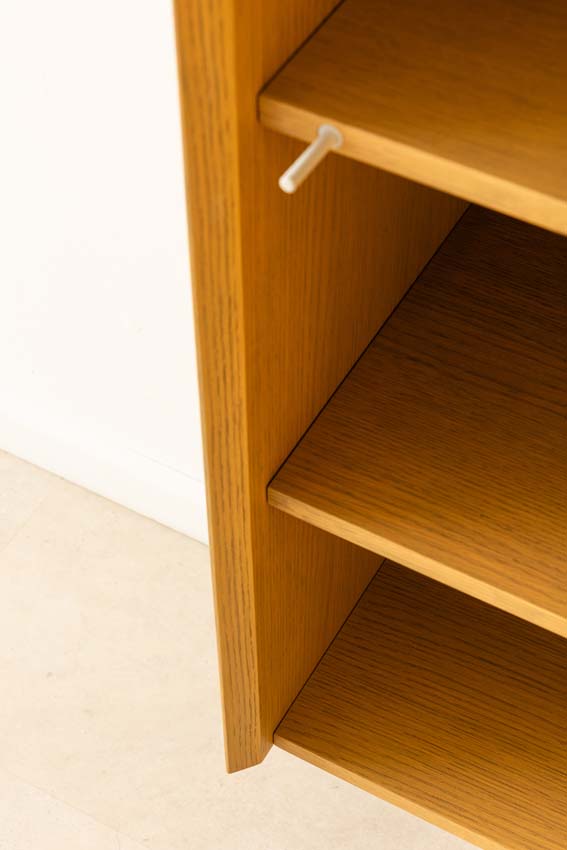 Armoire colonne Waldorf chêne suspendue 170x40x35cm