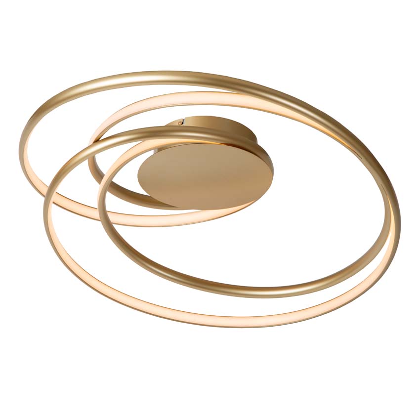 Lucide Kianti - Spot de plafond - Ø21cm - 3xGU10 - Taupe