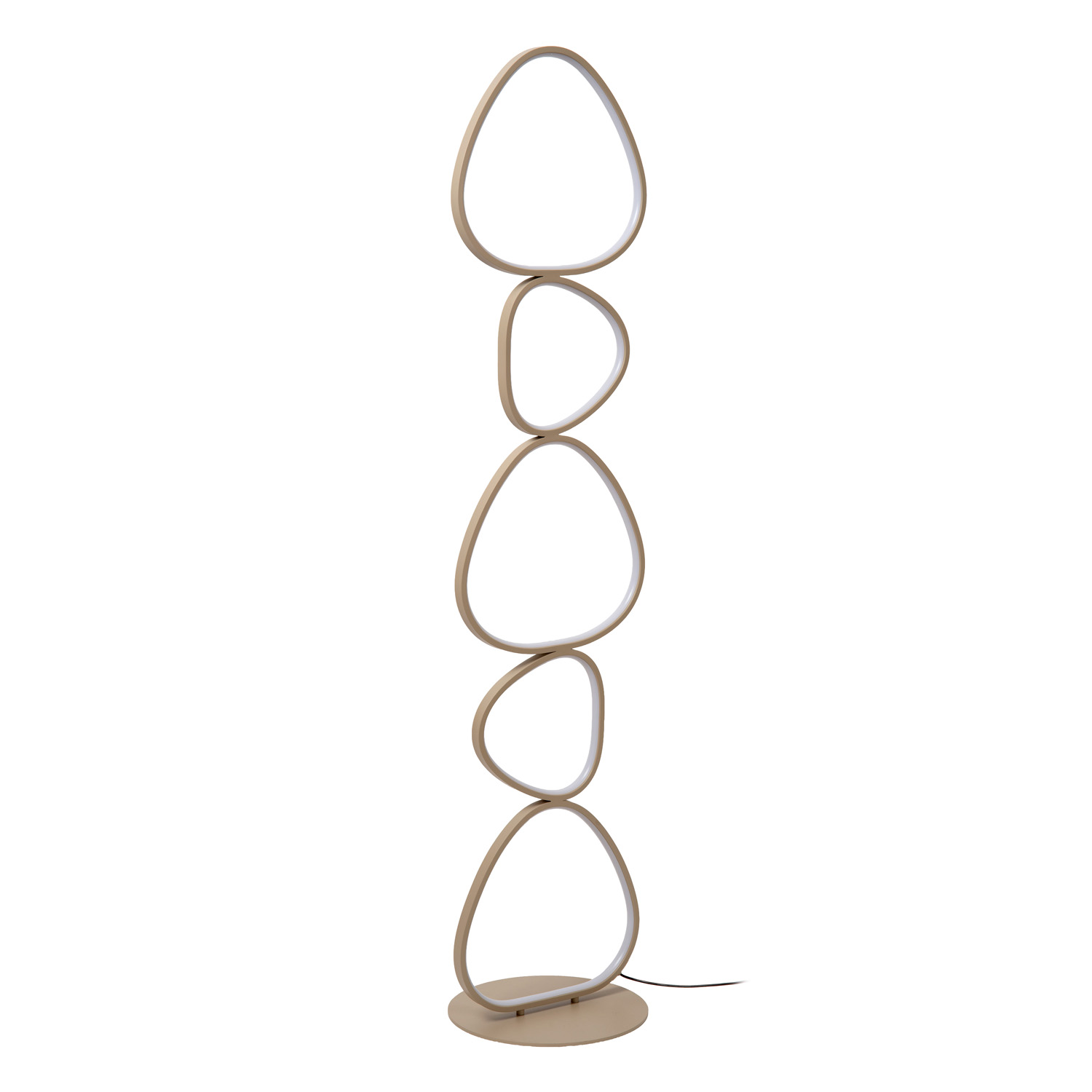 Lampadaire - LED Dim. - CCT - 1X48W 2700K/4000K - Taupe