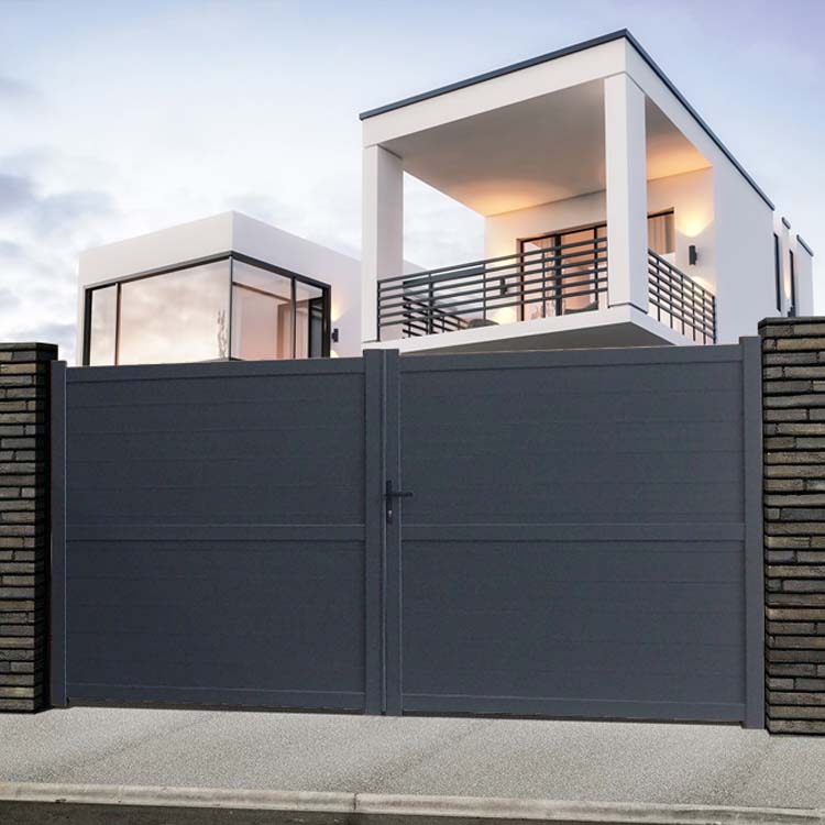 Portail battant Orlando alu anthracite 300x180cm
