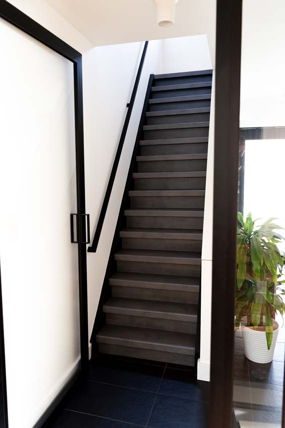 Dubbele traptrede Maestro Dark grey stone 130x61x5,6cm