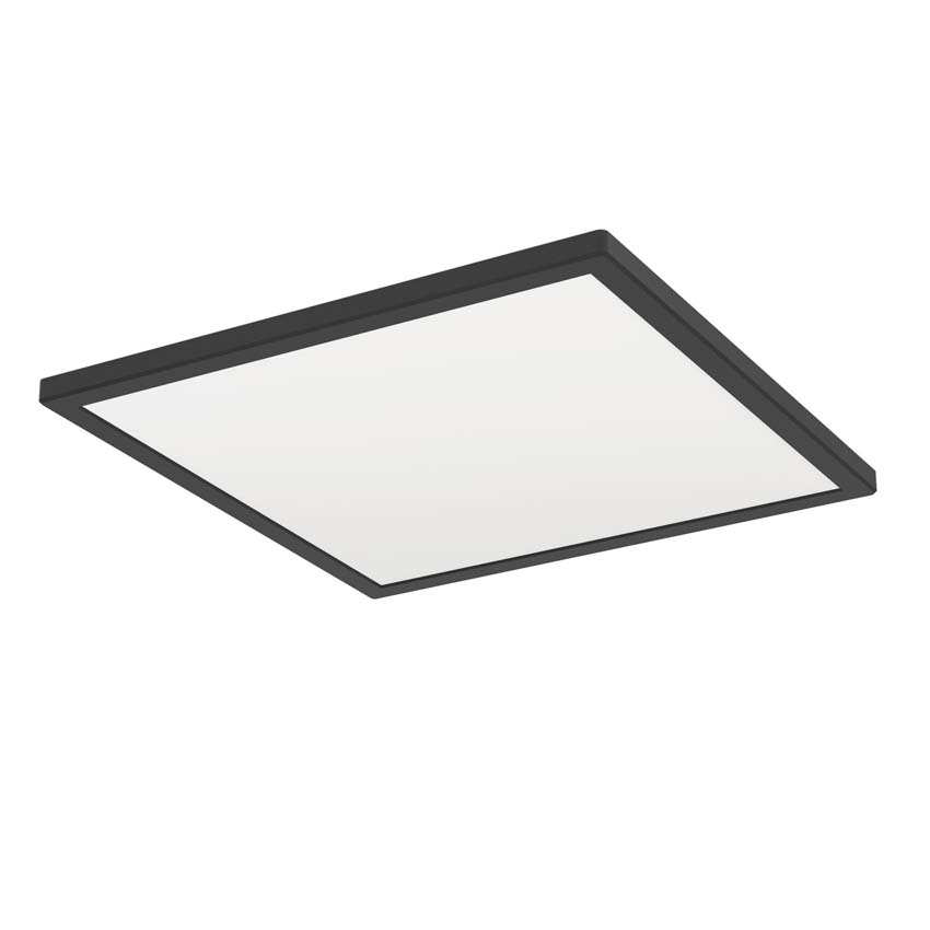 Plafonnier - Noir - 39x39cm  - LED - 1x14W - 2700-6500K - IP44