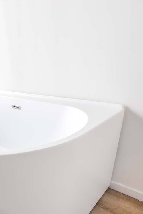 Baignoire semi-îlot Hess blanc mat 170x80cm