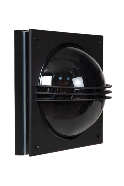 Lucide PRIVAS - Applique murale Extérieur - 2xE27 - IP44 - Noir