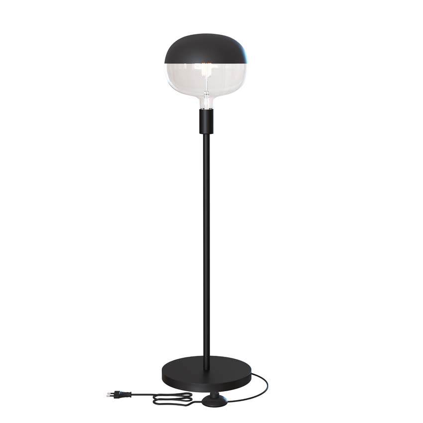 Tafellamp - Zwart - H75cm - E27 - 1x40W