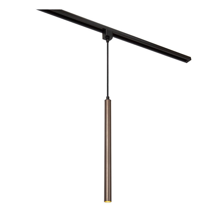 Lucide Essential Keoni - Railverlichting - LED dimbaar - 1xG9 - Roestbruin