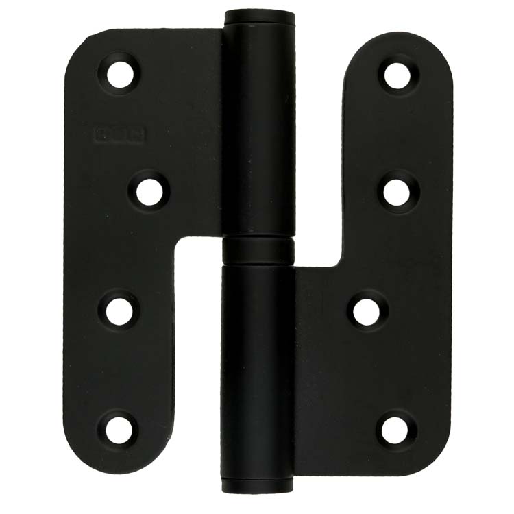 Paumelle pro 100x88x3 noir droite