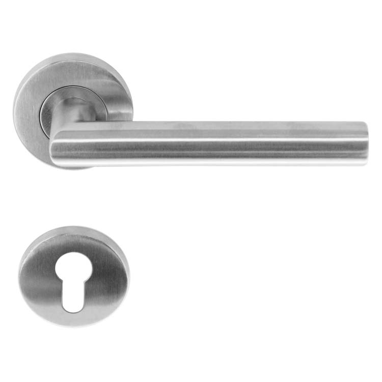 Deurkruk pro rolluik belluno 19mm inox plus cilinderrozet