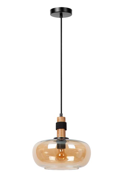 Lucide ILONA - Suspension - Ø 30 cm - 1xE27 - Ambre